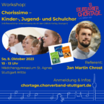Workshop: Chorissimo – Kinder-, Jugend- und Schulchor
