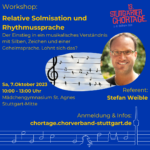 Workshop: Relative Solmisation und Rhythmussprache